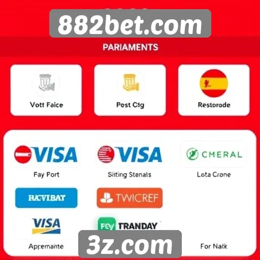 Métodos de pagamento disponíveis no 882bet.com